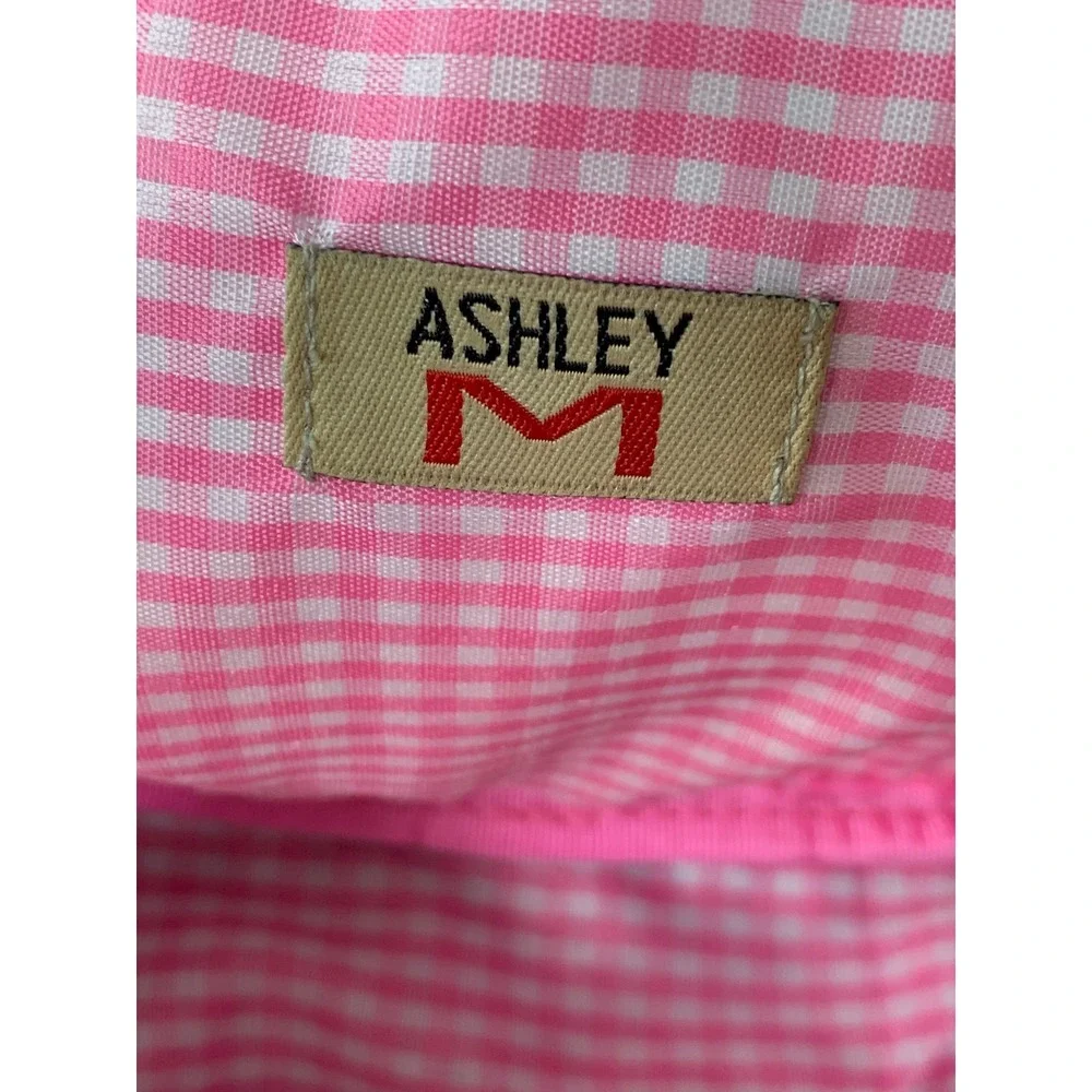 Ashley M Marilyn Monroe Cosmetic Bag Milton Greene Photo Pink Gingham #902